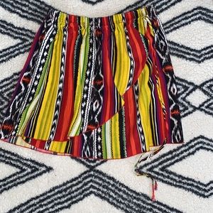 Printed Mini Skirt - Medium